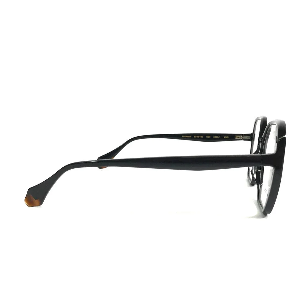 Gigi Studios Eyeglasses Frames ACID 6940/1 Black Butterfly Full Rim 53-19-140